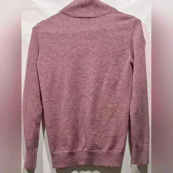 Talbots petite zip up sweater. - Picture 3 of 6